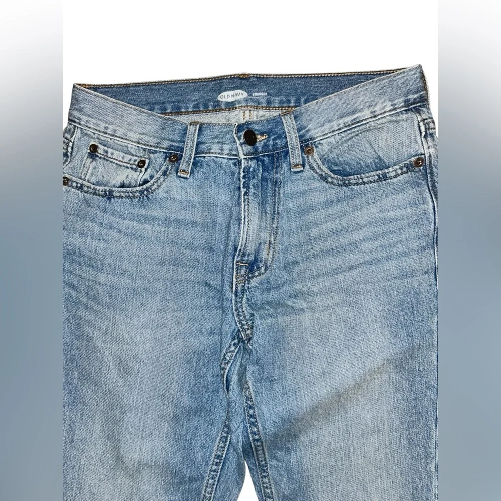 Old Navy • 28 x 30 Men’s Jeans, Straight Leg, Light Wash, EUC - Picture 2 of 6